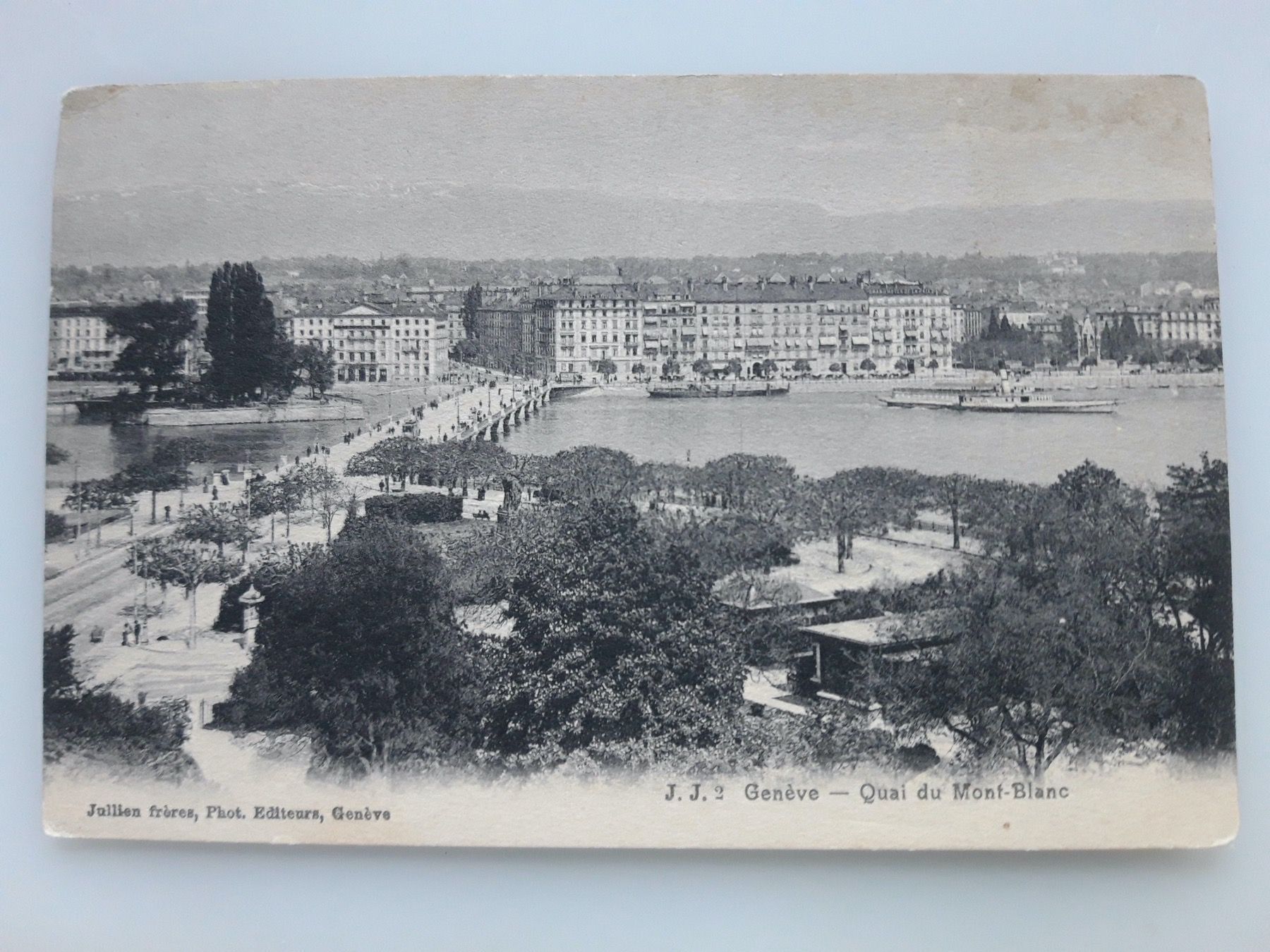 Cartoline postali: Geneve Quai du Mont Blanc – Usato da Sargans venduto da nicsam1815