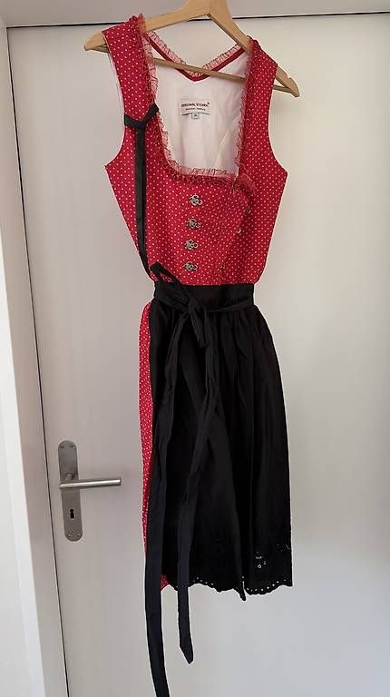 Vestiti: Original Steindl Dirndl rot Gr. 36 – Usato da Liestal venduto da Schatzsucher90
