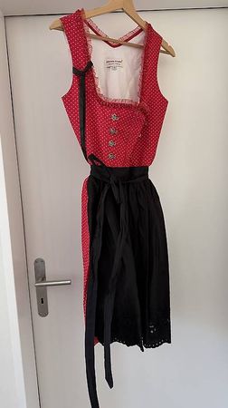 Original Steindl Dirndl rot Gr. 36