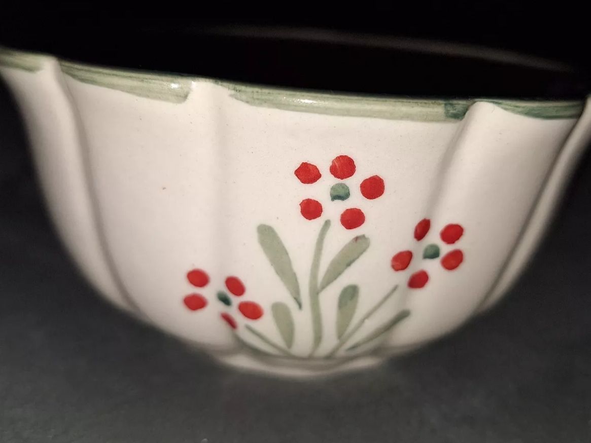 Ciotole: Süsse Keramikschale mit Blumenmuster – Nuovo e nell'imballaggio originale da spreitenbach venduto da lumbalplatte