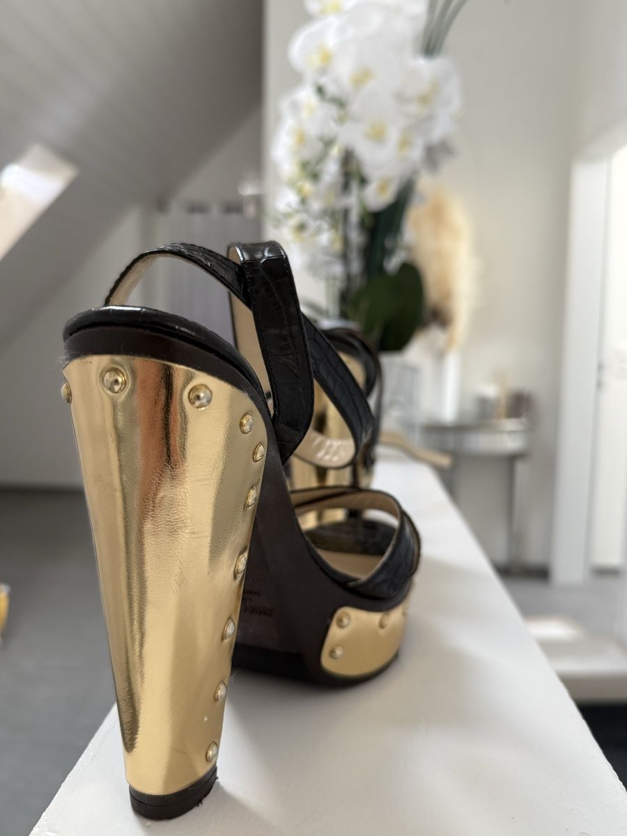 Jimmy Choo Damenschuhe: Jimmy Choo Plateu Sandalen – Neu (gemäss Beschreibung) aus Buchs ZH von KittyInStyle 6