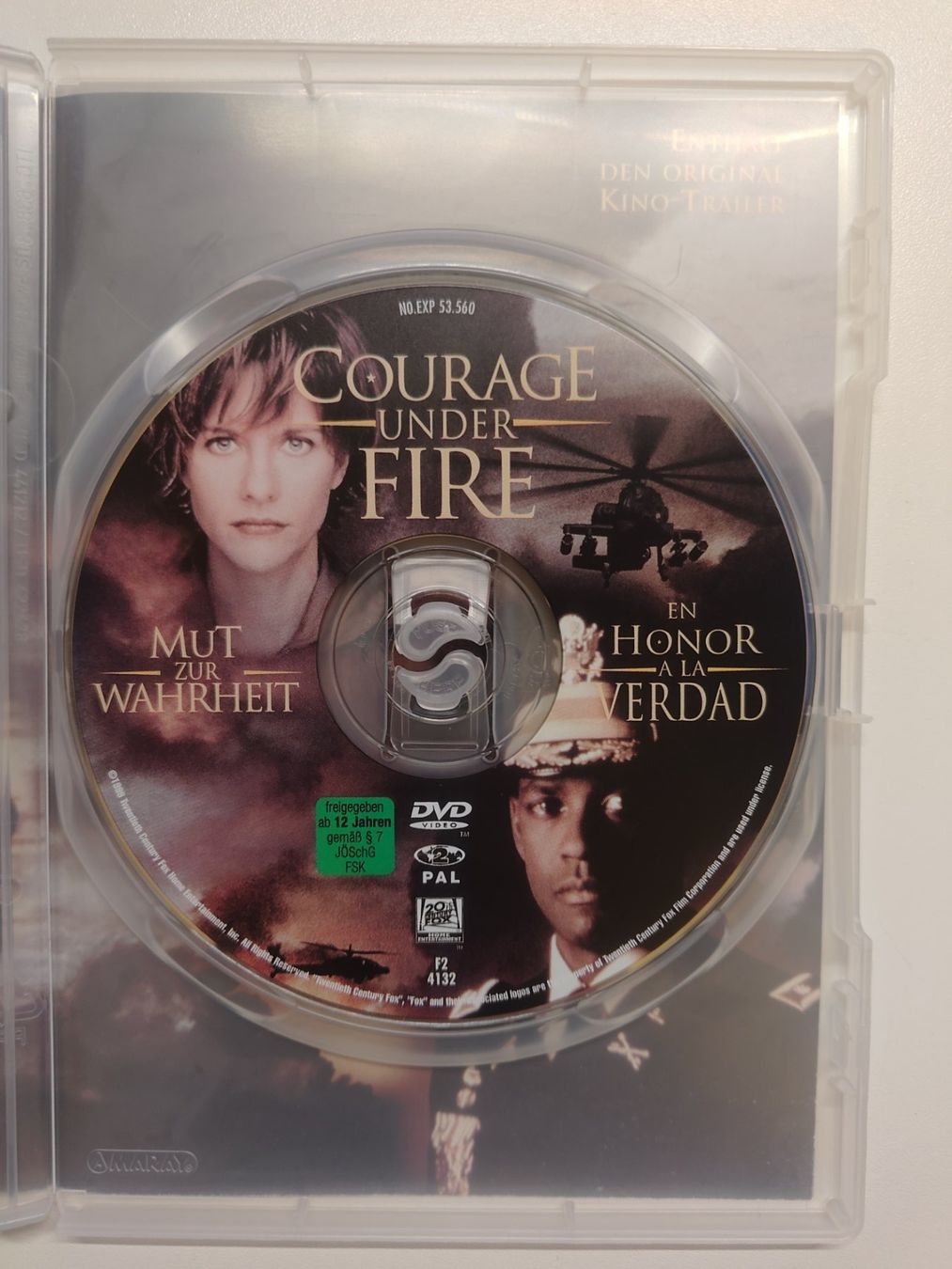 Tutti i DVDs: Courage under fire - Mut zur Wahrheit – Usato da Liestal venduto da Kratzilla 1
