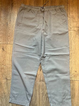 Natürliche Hose Gr. 42/44 von Marc  O'Polo, grau,