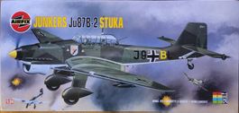 AIRFIX 18002 JUNKERS Ju87B-2 STUKA PLASTIKBAUSATZ 1:24 NOS