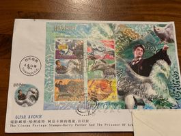 Harry Potter Briefmarken Taiwan Ersttagsbrief 2004