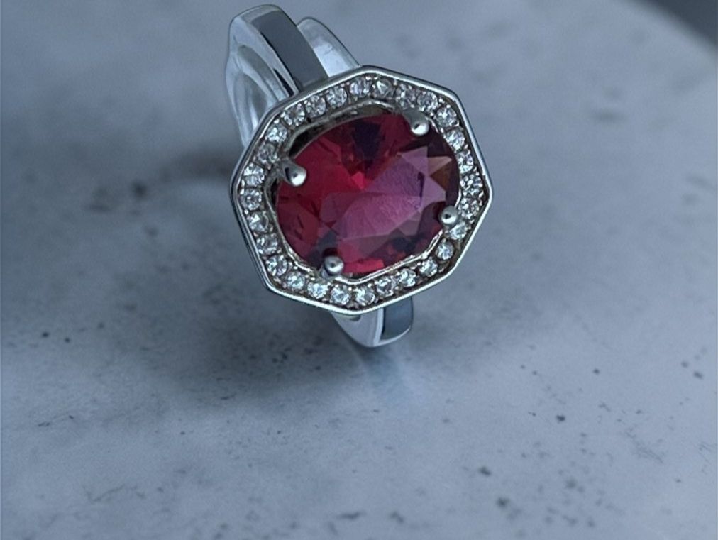 Ringe: Ring Bague Ruby in Silver / Silber / Argent Size 52 – Neu (gemäss Beschreibung) aus Apples von the_7jtf 3