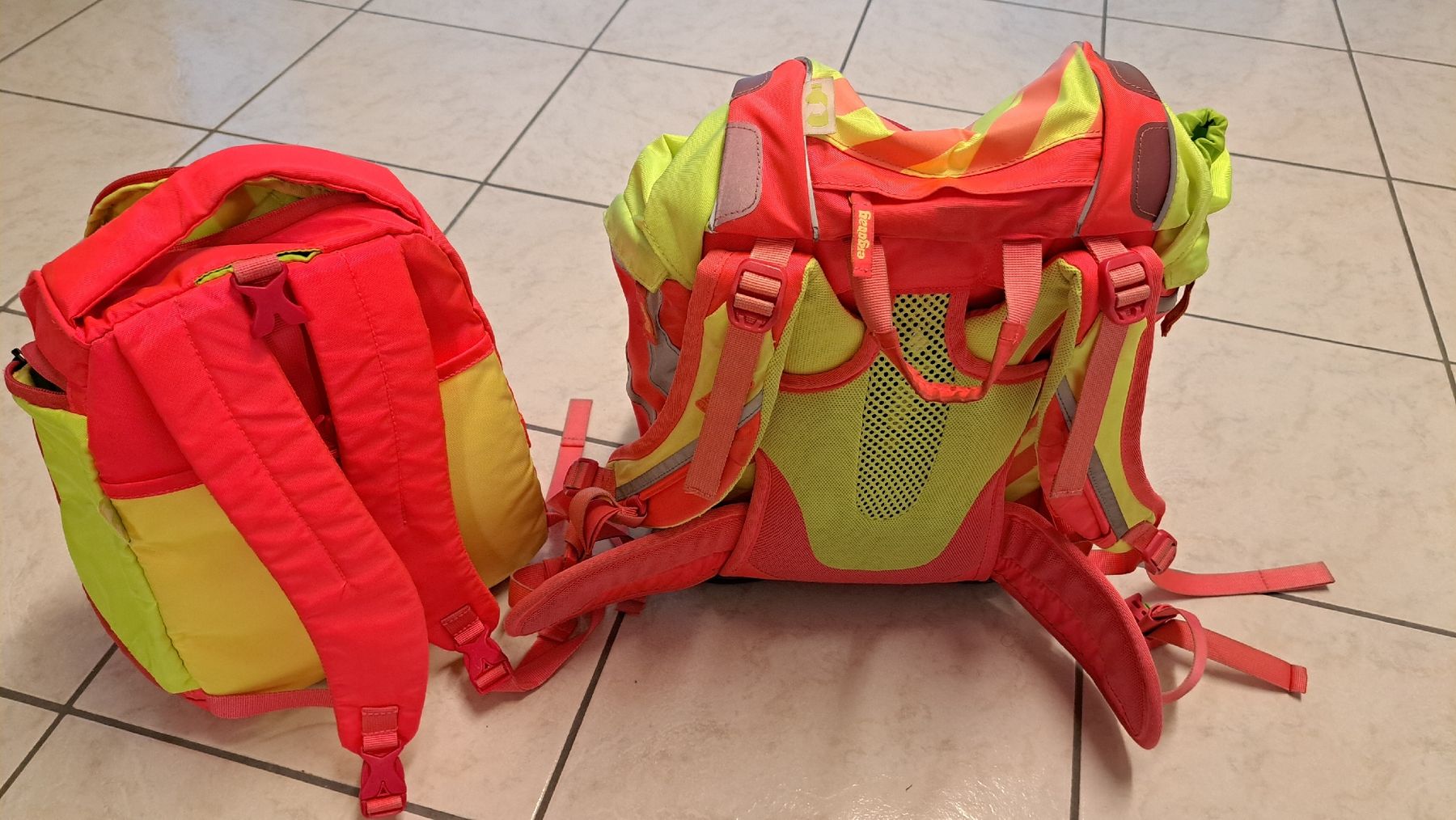 Ergobag Zaini: Ergobag Schulrucksack Set inkl. Sportrucksack – Usato da Thun venduto da Grisu_cm 3
