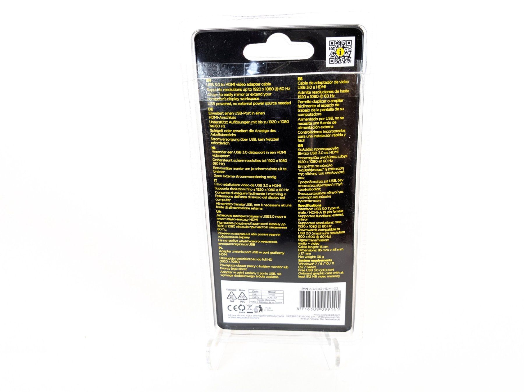 Unità & Adattatore: CABLEXPERT USB to HDMI Display Adapter – Nuovo (secondo la descrizione) da Thun venduto da Restwert_Thun 3