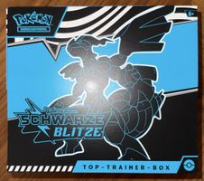 Pokemon Karmesin & Purpur Schwarze Blitze Trainer-Box Leer