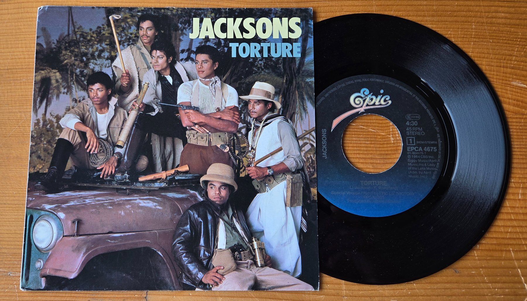 Dischi in vinile: THE JACKSONS, Torture, 7"Single, TOP! – Usato da Kreuzlingen venduto da Cdschlumpf