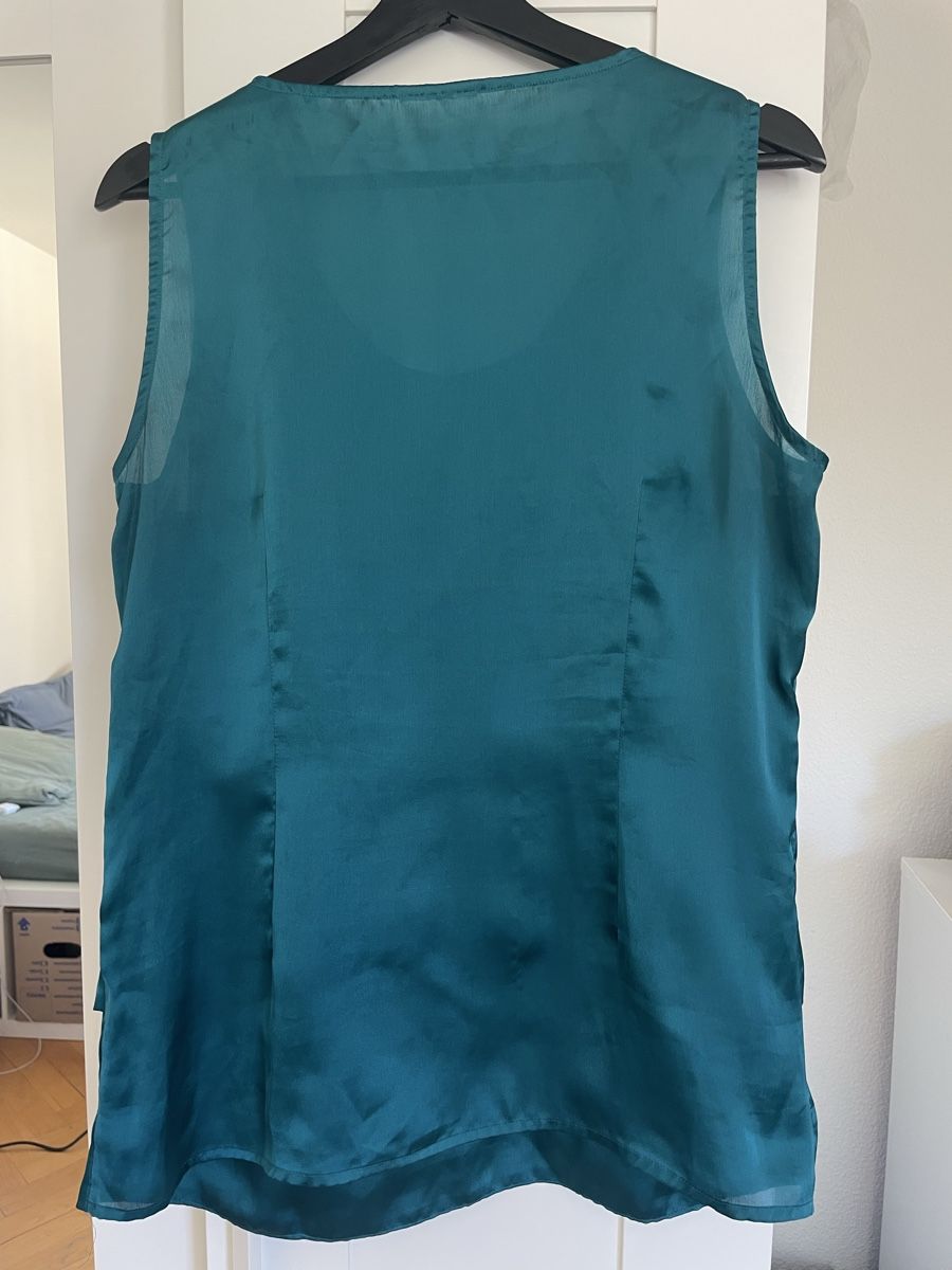 Blusen: Türkisblau ärmellose Bluse – Gebraucht aus Zürich von eri_n7p5 1