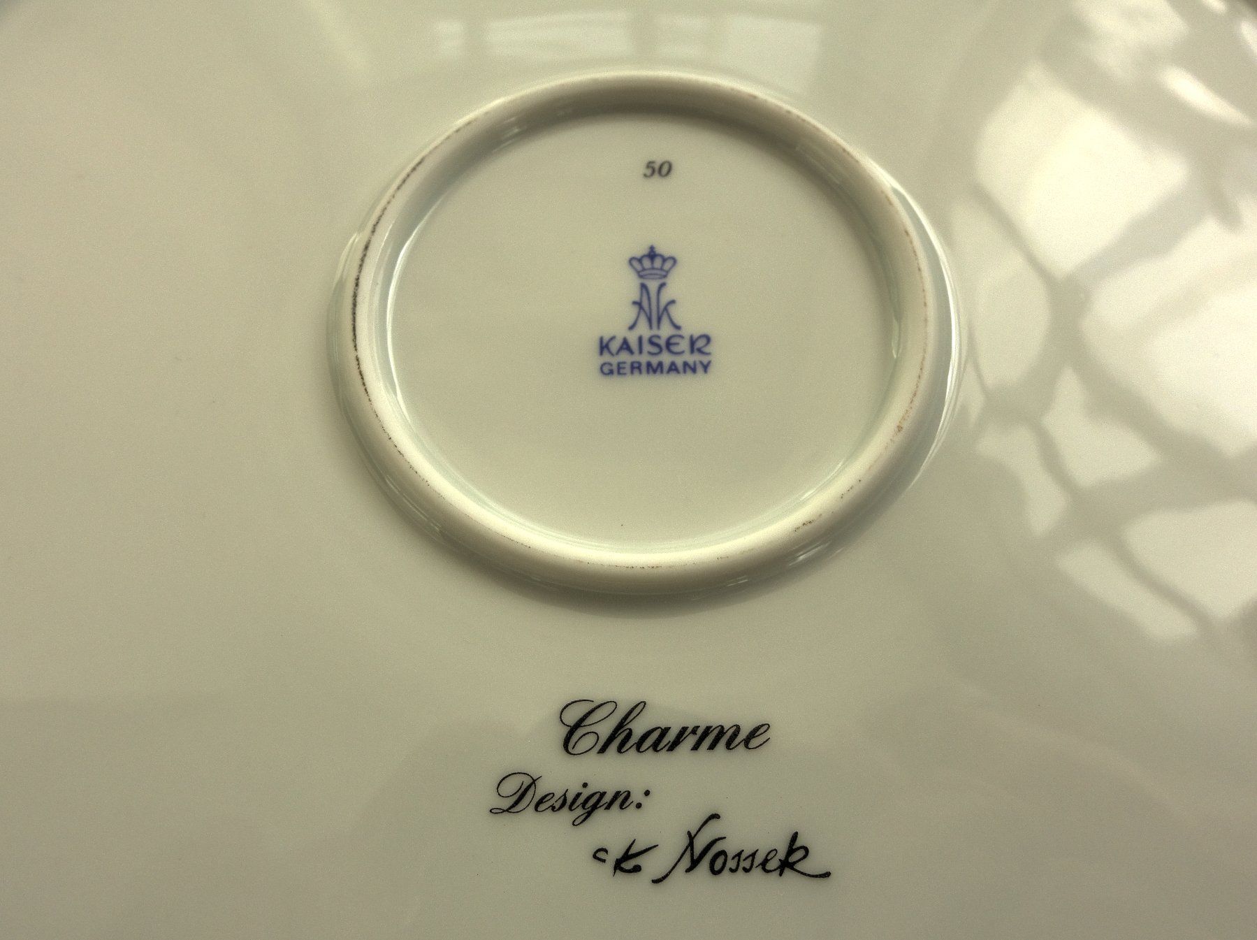 Piatti: Teller Kaiser Charme Design Nossek – Usato da Bellinzona venduto da Bitanengo 2