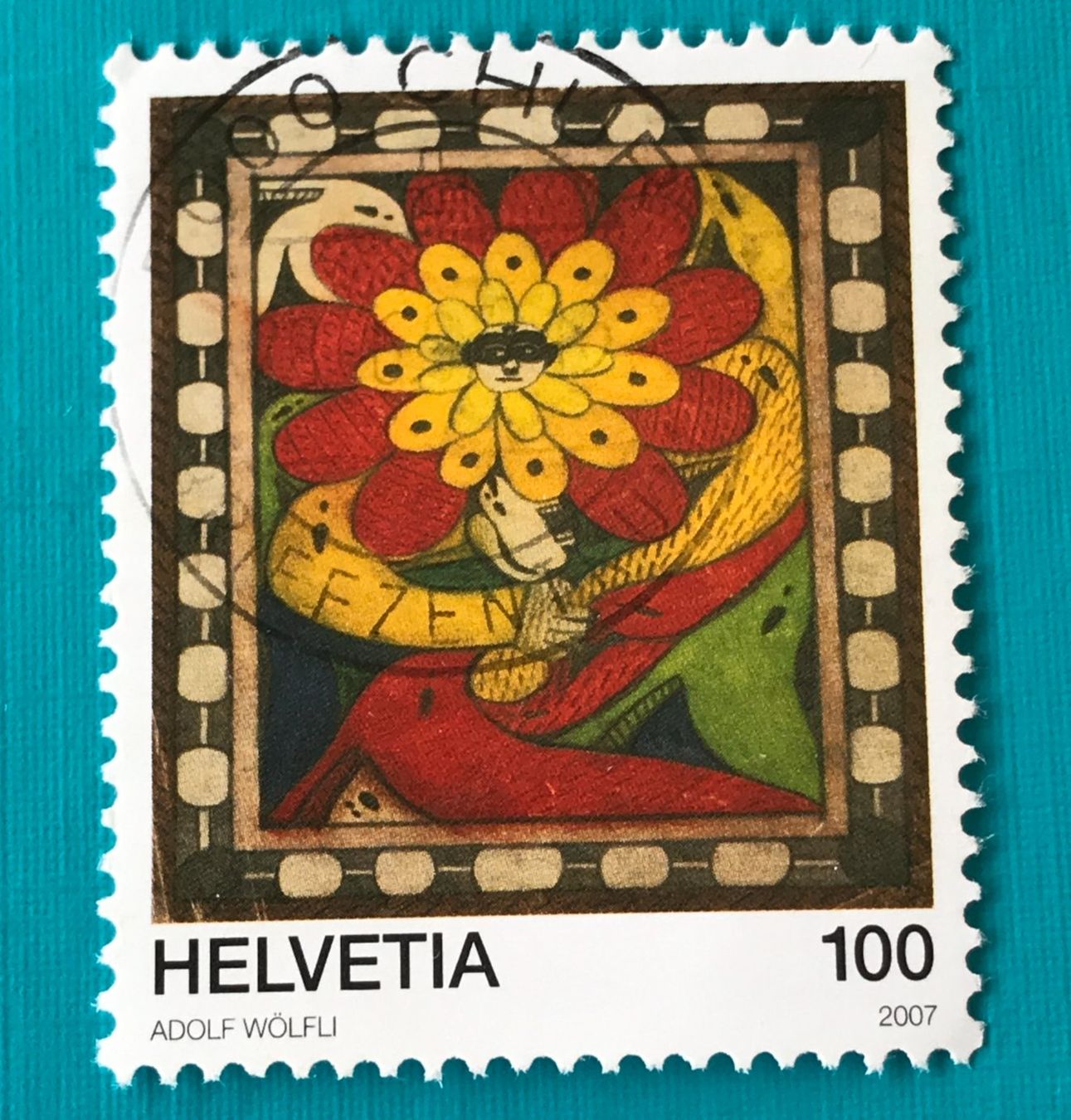 Tutti i francobolli: Nr.1233 mit Stempel Art Brut 2003    – Usato da Aarau venduto da Billa007