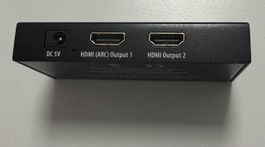 FeinTech HDMI 2.0 Splitter 2x2 Anschlüsse Ausgänge