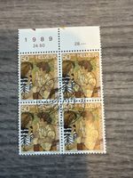 Helvetia Briefmarke Pro Juventute 1989, Viererblock, Top! (5