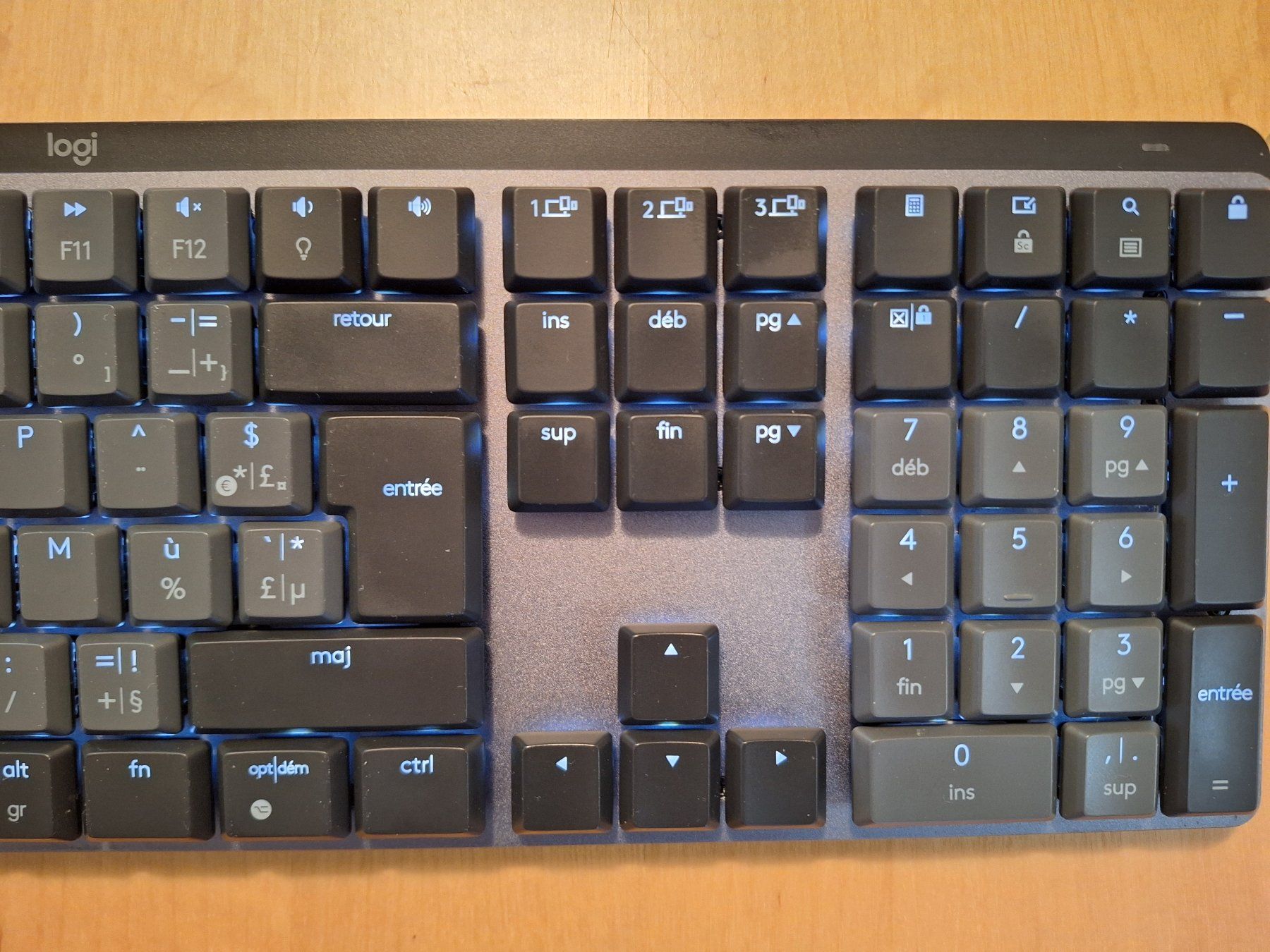 Logitech Tastiere: Clavier Logitech MX Mechanical - AZERTY - FRENCH – Usato da GENEVE venduto da xxx59712 5