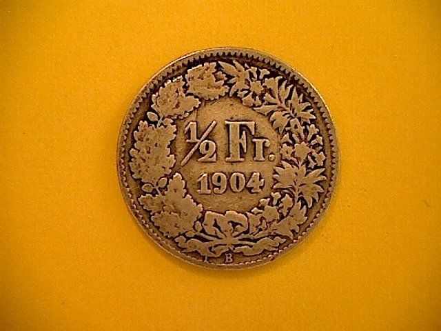 Tutti le monete: 50 Rp. 1904 – Usato da Buchs AG venduto da Ged8