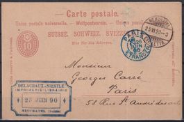 X99) Postkarte etranger, Paris, sehe Scan