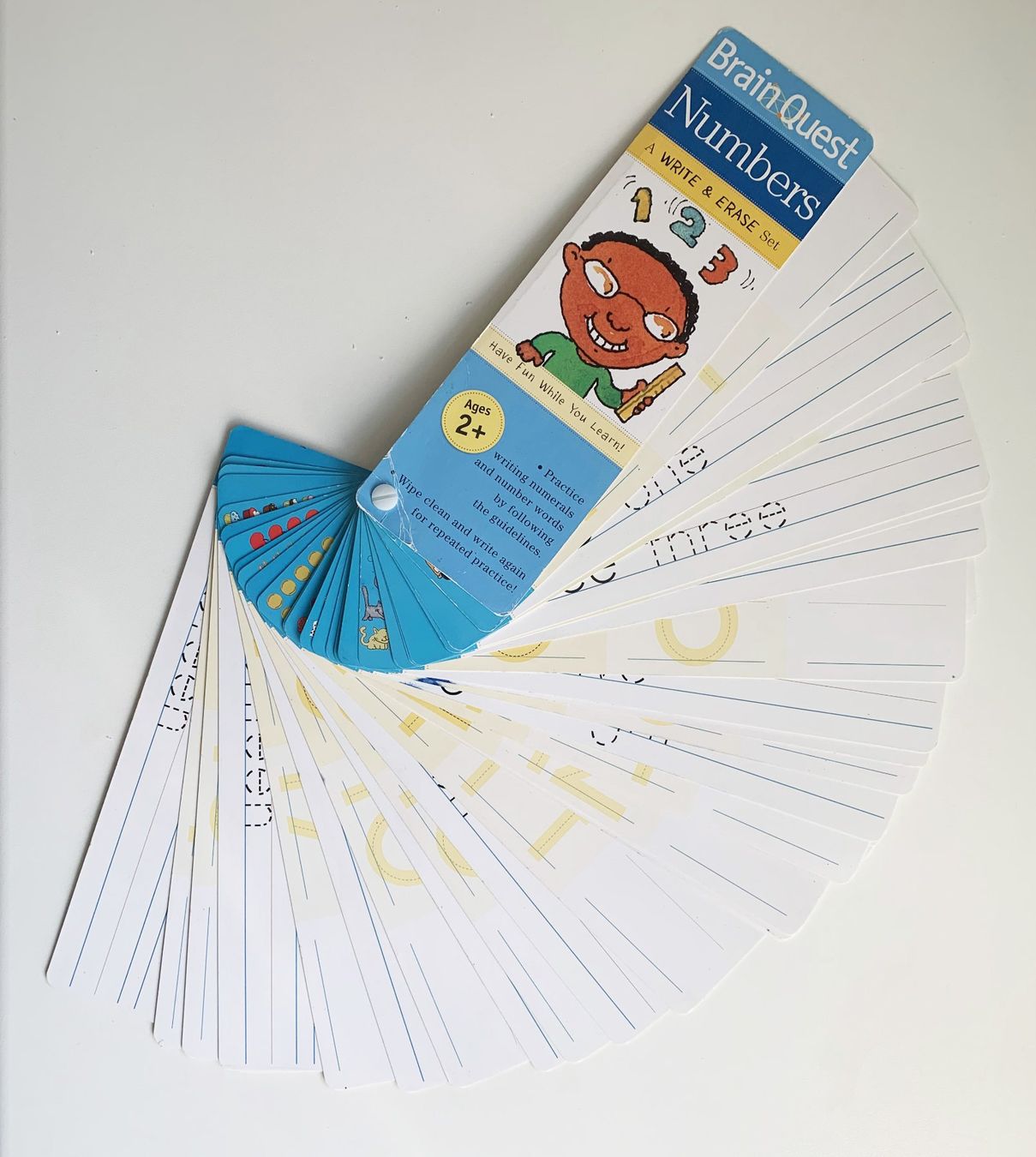 Giochi: Brain Quest Write & Erase: Numbers Cards und Shapes & Color – Usato da binz venduto da louloubel 1