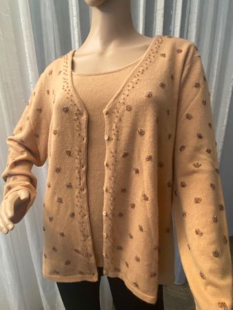 Perfekter Auftritt - 100% Kaschmir MADELEINE Twinset, L