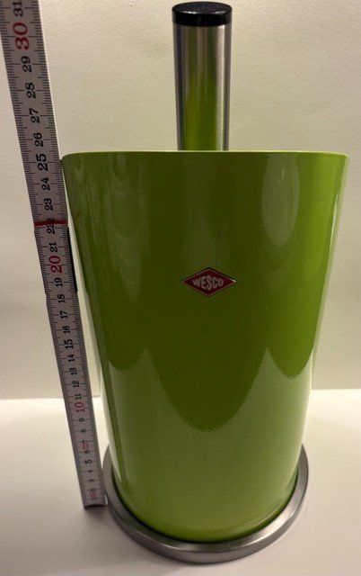 Wesco Cestini per rifiuti: Wesco Mülleimer, Rollenhalter und Korb – Usato da Basel venduto da dav_b5gb 4