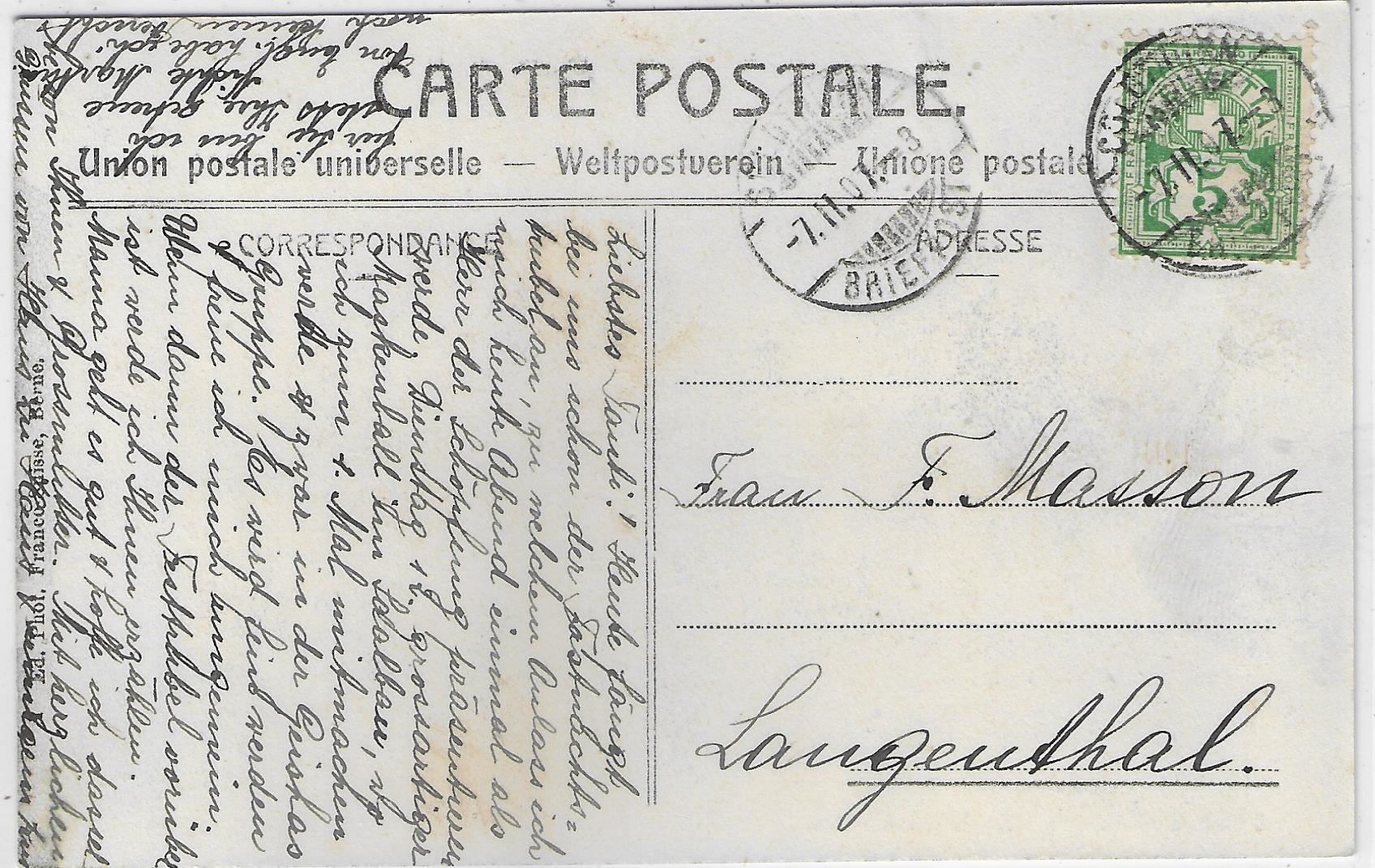 Cartoline postali: Solothurn - St. Ursuskirche – Usato da Ettingen venduto da Kartenplanet 1