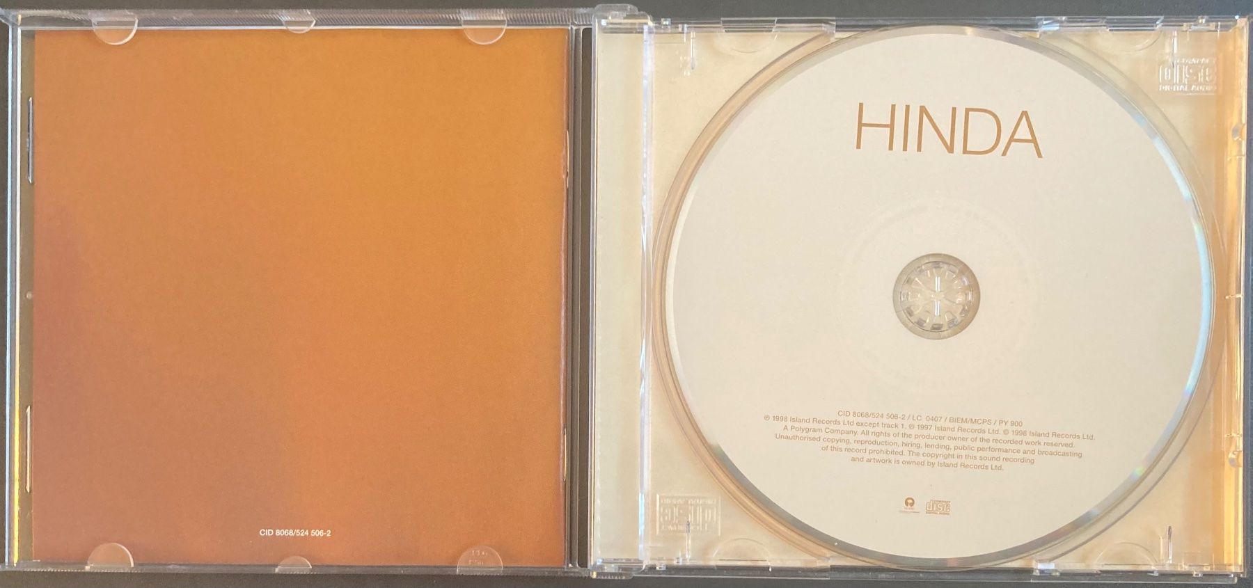 CDs: HINDA - HINDA – Gebraucht aus Poliez-Pittet von Newtown-Records 2