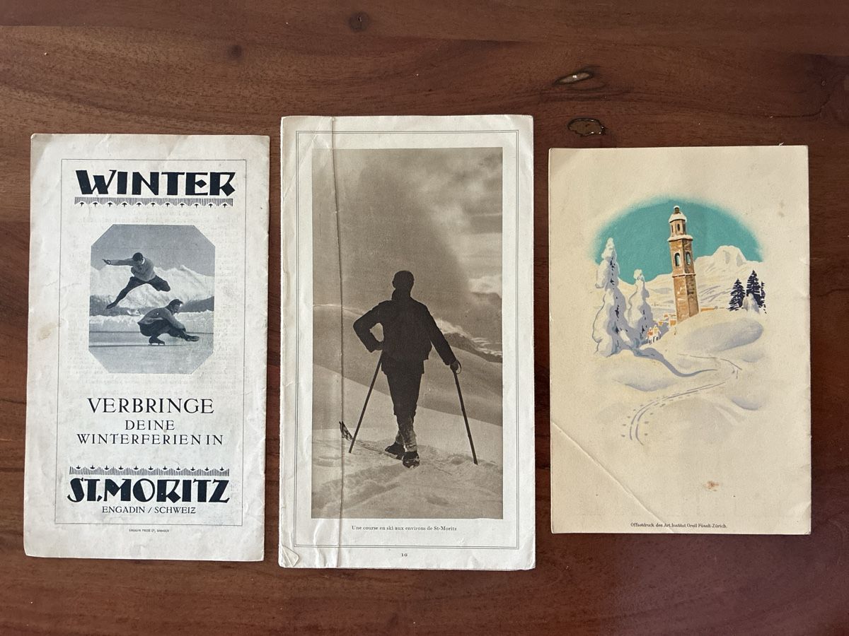 Documents: 3 Werbeprospekte von St. Moritz 1925 - 1929 – D'occasion à Oftringen par Cla.vD.74 1