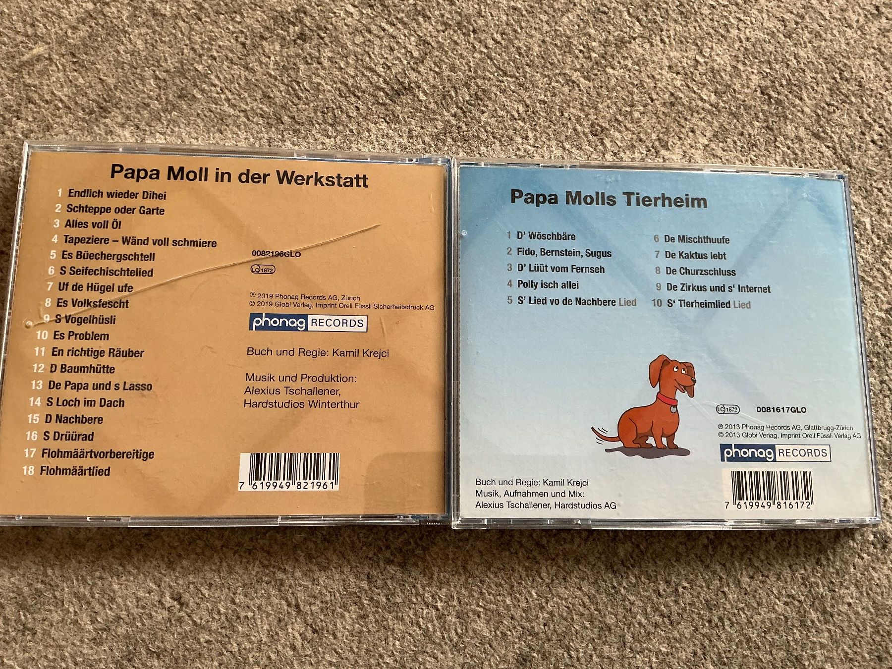 CDs: 2 Papa Moll Dialekt-Hörspiele – Gebraucht aus Jona von Jancy60 3