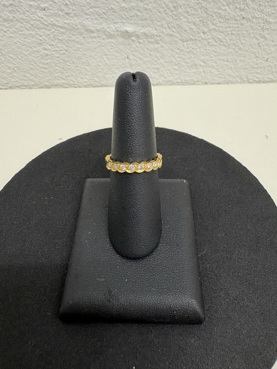 Anelli: Gelbgoldring mit Diamanten – Nuovo (secondo la descrizione) da Zug venduto da Amedea36