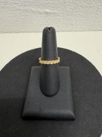 Gelbgoldring mit Diamanten
