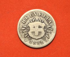 5 Rappen 1851  *RAR*