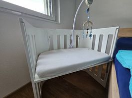 Babybay Original Beistellbett weiss inkl. Matratze