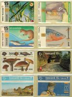 8 Taxcards Pro Juventute & Pro Patria