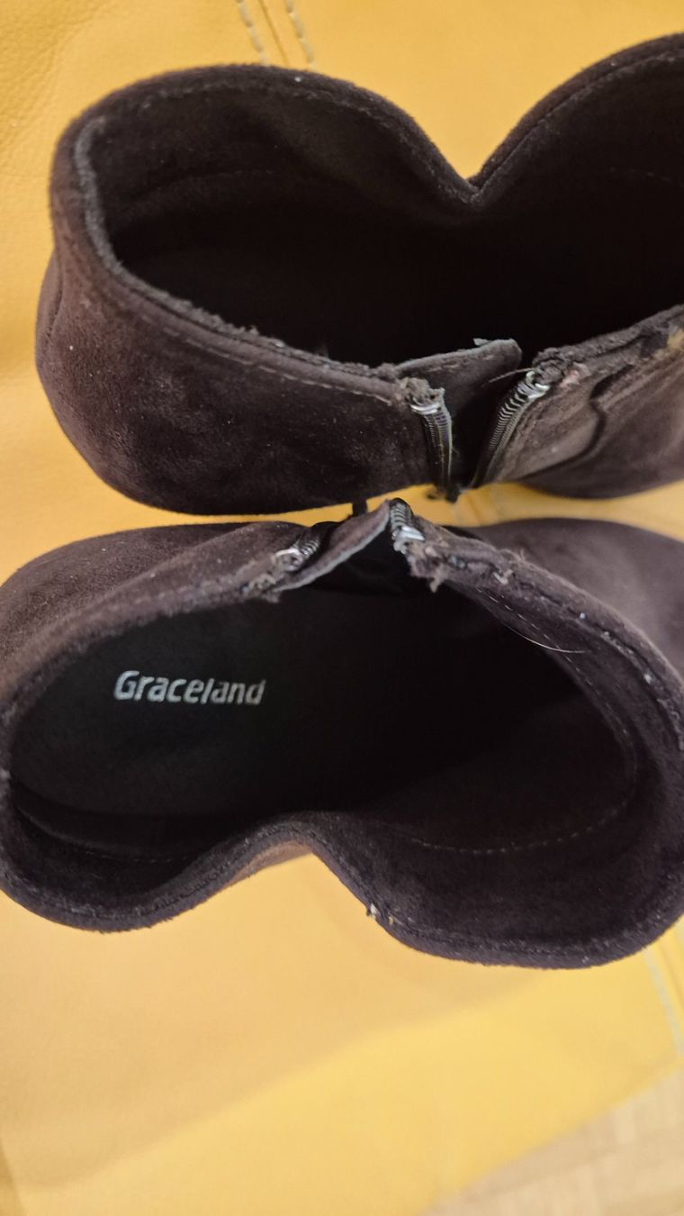 Graceland Scarpe da donna: Wildleder Stiefeletten, Braun,Grösse 37 – Usato da Schönenbuch venduto da Rasmo 4