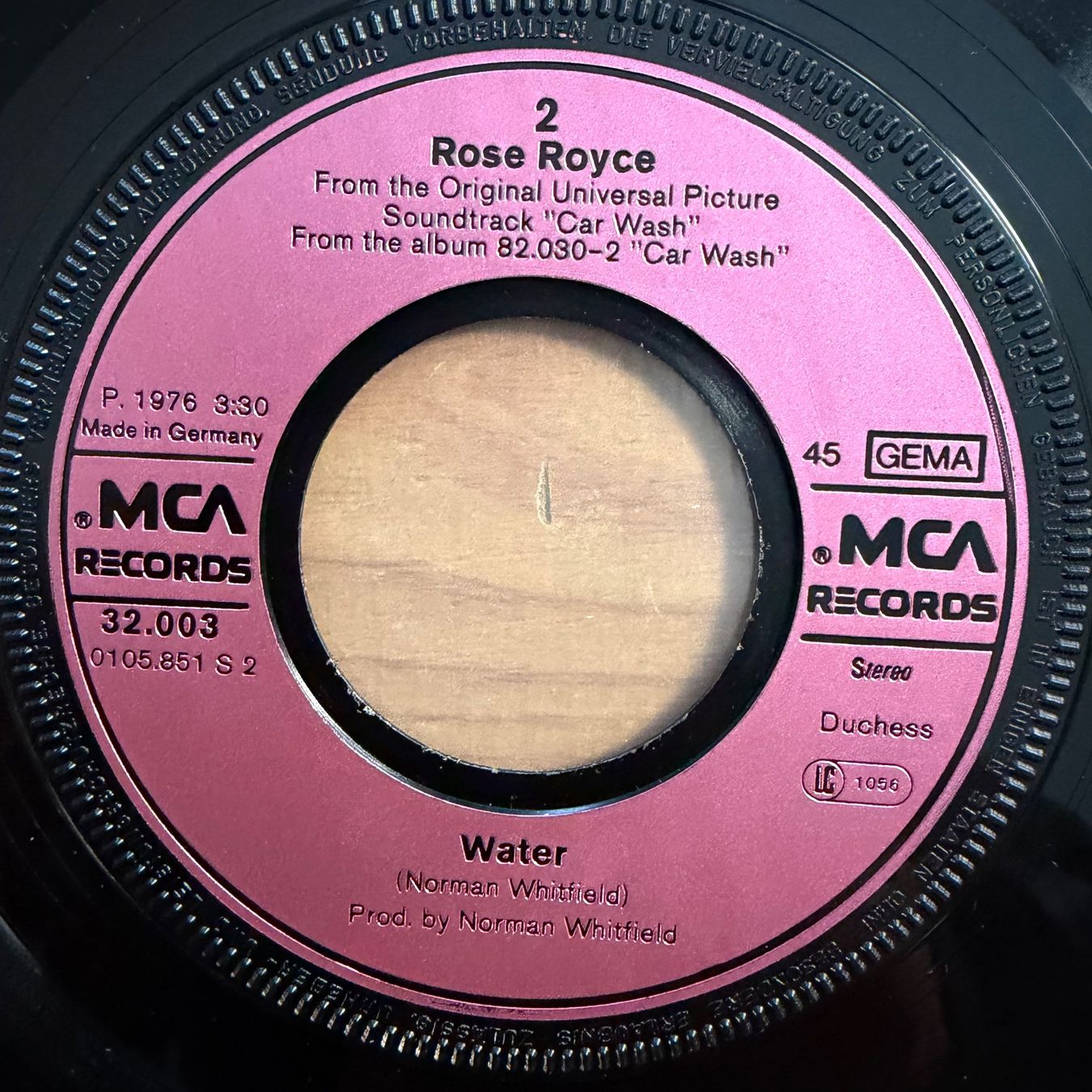 Schallplatten: Rose Royce - Car Wash / 1. D-Press. 1976 - Nice Copy – Gebraucht aus Gais von soundcave57 3