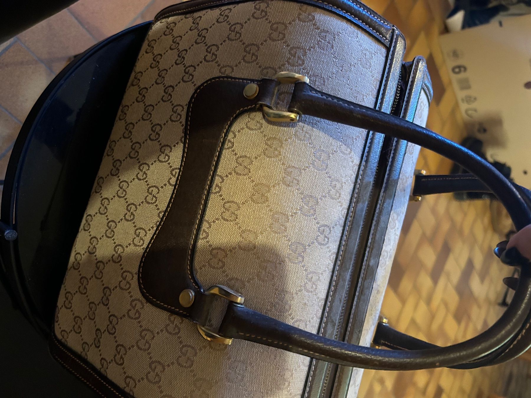 Gucci Borse: Sac vintage Gucci beauty case – Usato da Vevey venduto da Sophiebrdo 3