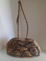 alte Kamel Glocke aus Holz  Grösse 15 x 28 cm