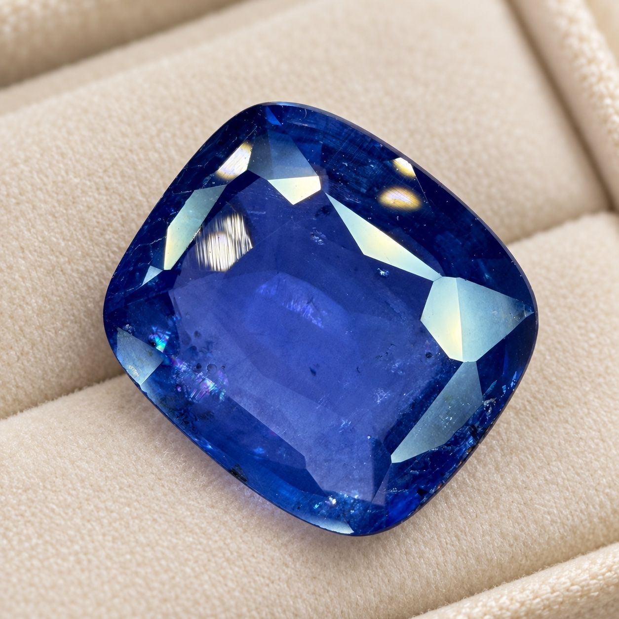 Edelsteine: Blauer Saphir 3,31ct Rectangular Cushion (IGI) – Gebraucht aus Binningen von fbnwst 1