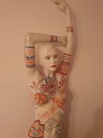 Madona Lea Keramikfigur Milan Mirna Roman