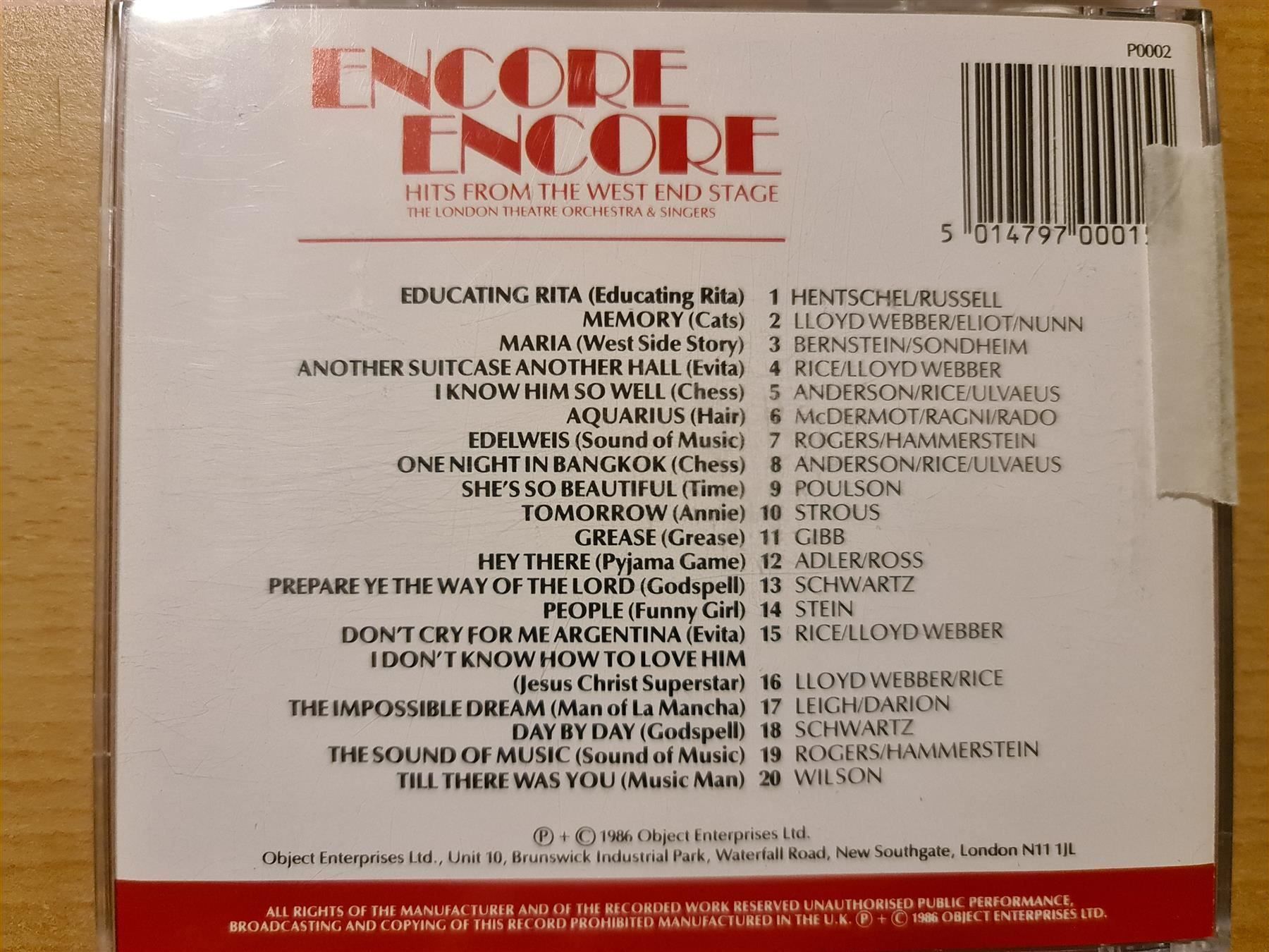 CDs: Encore Encore – Gebraucht aus Dintikon von Vexi 1