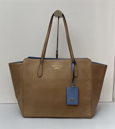 Grosser Gucci Shopper aus Leder, SWING