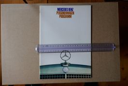 MERCEDES  Programm  ca 1970  Originalprospekt