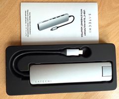 SATECHI UBS-C Multiport Slim adapter avec ethernet -NEU!!