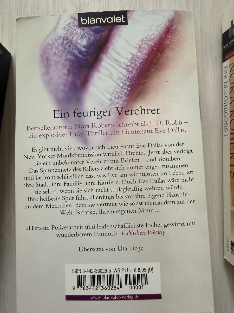 Livres: Nora Roberts Romane 3 Stück – D'occasion à Wiedlisbach par Sistershop 2