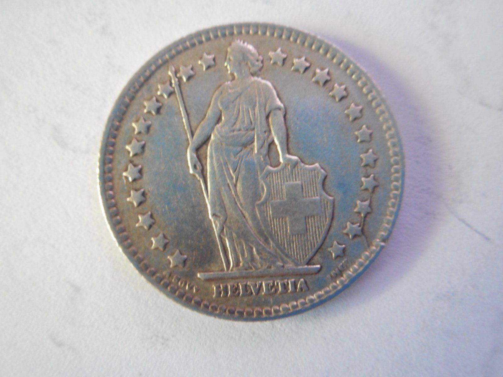 Alle Münzen: 1 Fr. 1939 silber – Gebraucht aus Kriegstetten von pizlad2010 1