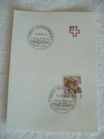 6.8.88 K-Stempel Letzttag 4803 Vordemwald K675 auf PTT-Bögli