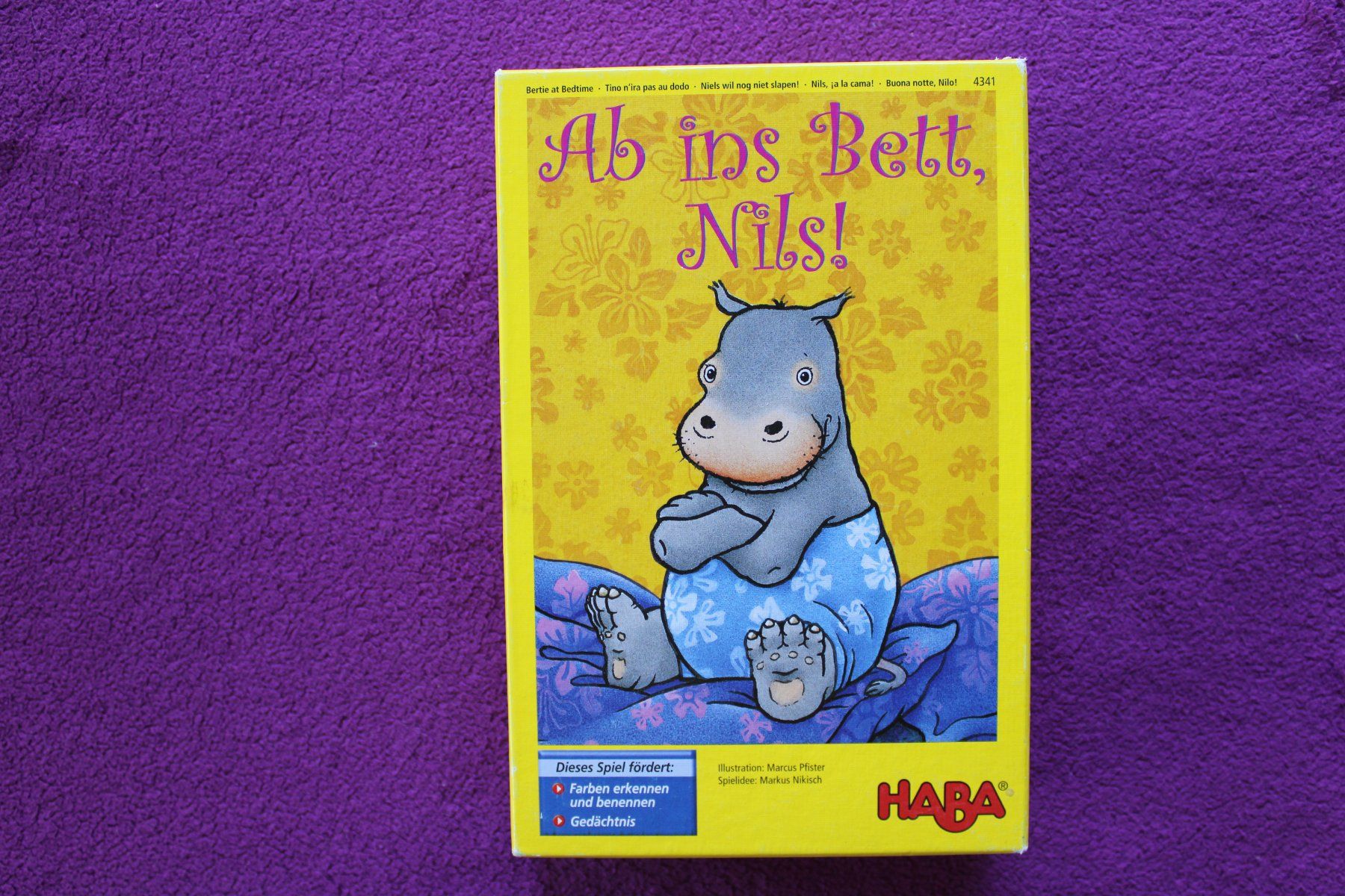 Haba Giochi: Haba Spiel - Ab ins Bett, Nils – Usato da Müllheim Dorf venduto da Seeeule01