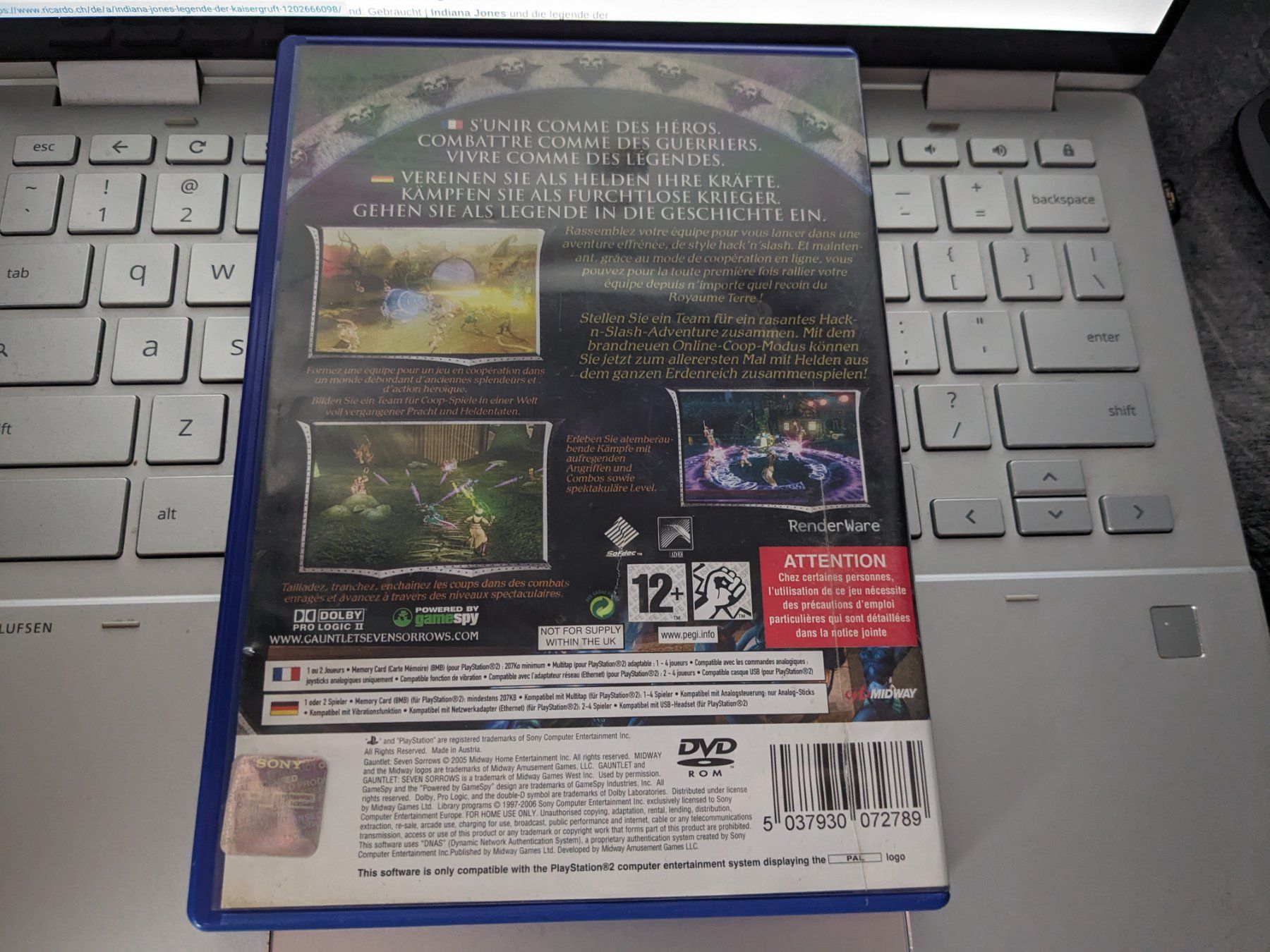 Sony Spiele: Gauntlet Seven Sorrows - PS2 Game Playstation – Gebraucht aus Hünenberg See von SpecialEditionGaming 2