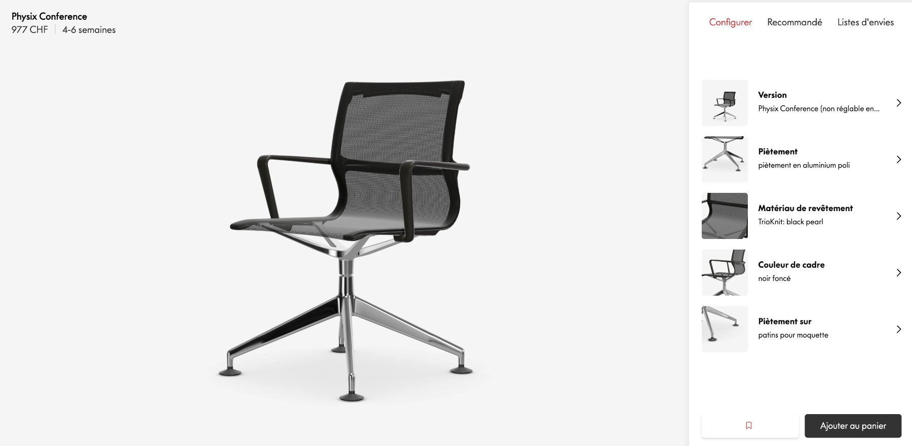 Vitra Sedie: Vitra Physix Conference – Nuovo (secondo la descrizione) da Penthalaz venduto da tsarerie 3